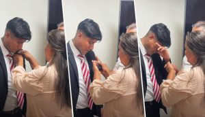 El emotivo momento de un misionero al entregar su placa conmueve a miles