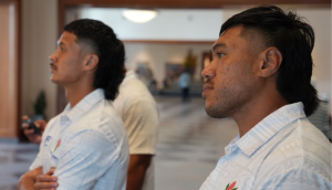 Lo que pasó cuando jugadores de rugby visitaron el Centro de Conferencias